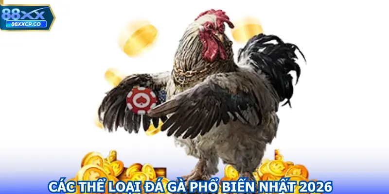 Các thể loại cá cược chọi kê phổ biến nhất 2026